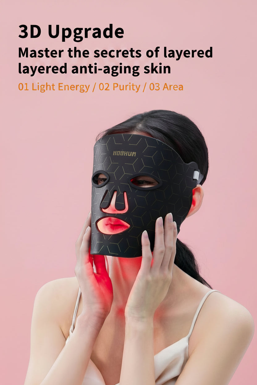 3D LED-ansiktsmask