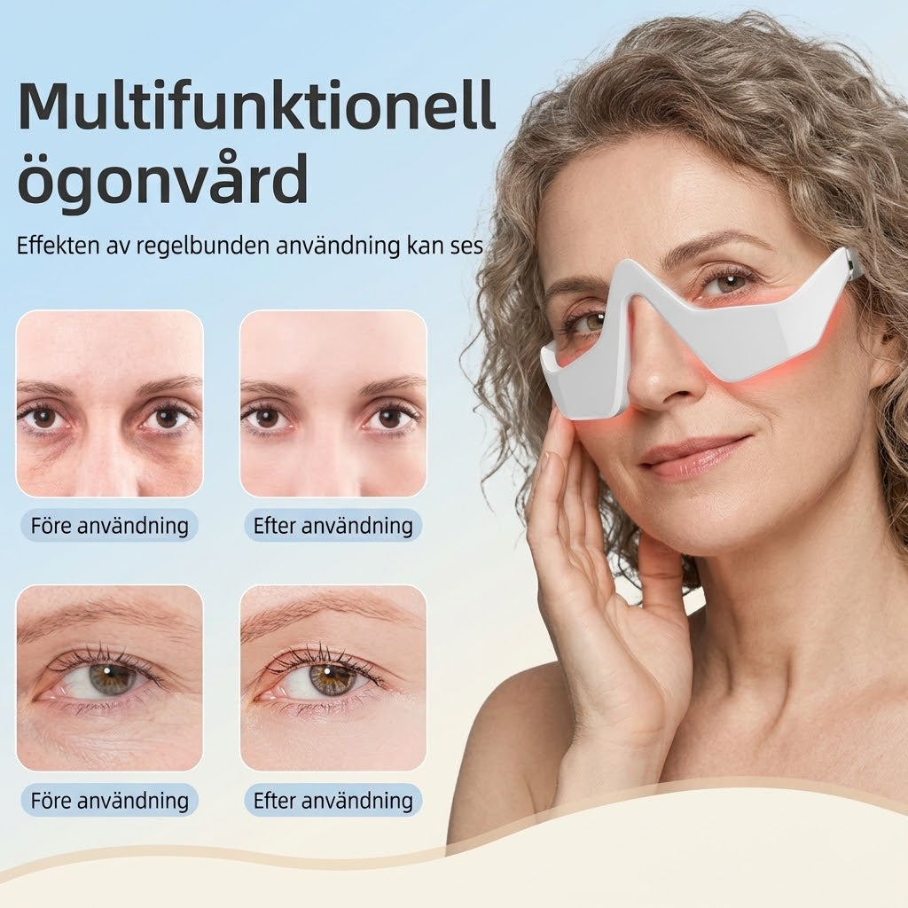 röd LED-ögon massage