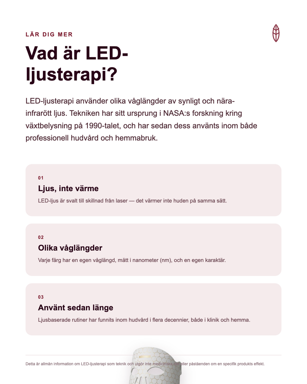 skira - Vad är LED-ljusterapi?