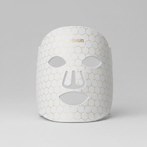 skira LED-ansiktsmask - vit