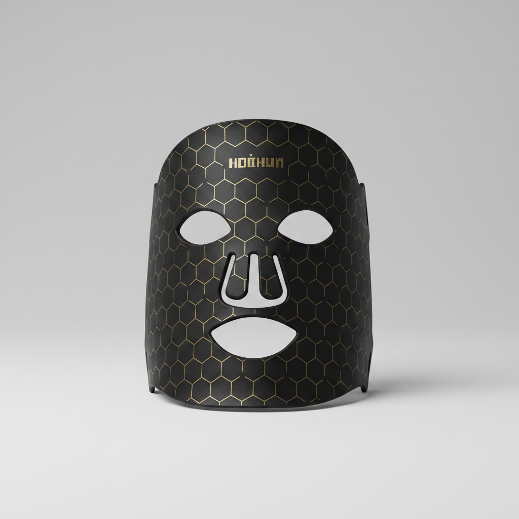 skira LED-ansiktsmask - svart