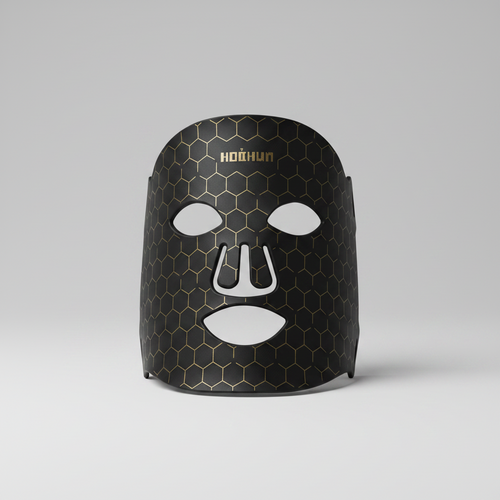 skira LED-ansiktsmask - svart