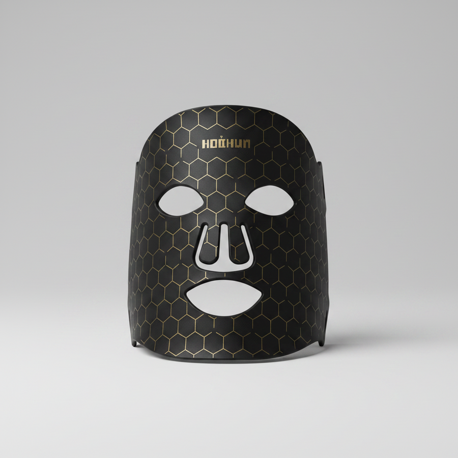 skira LED-ansiktsmask - svart